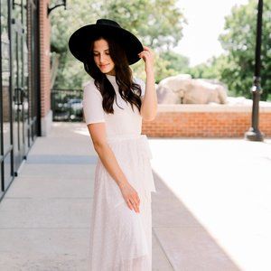 Phoebe Dress in White